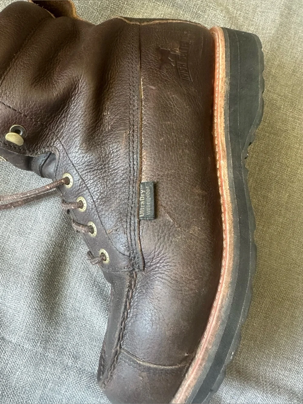 Men’s Irish Setter Wingshooter Waterproof Leather Boots 9.5 wide E2
